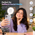 Magnetic LED Selfie Light: Rechargeable, Portable & Adjustable thumbnail 6