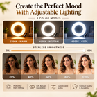 Magnetic LED Selfie Light: Rechargeable, Portable & Adjustable thumbnail 4